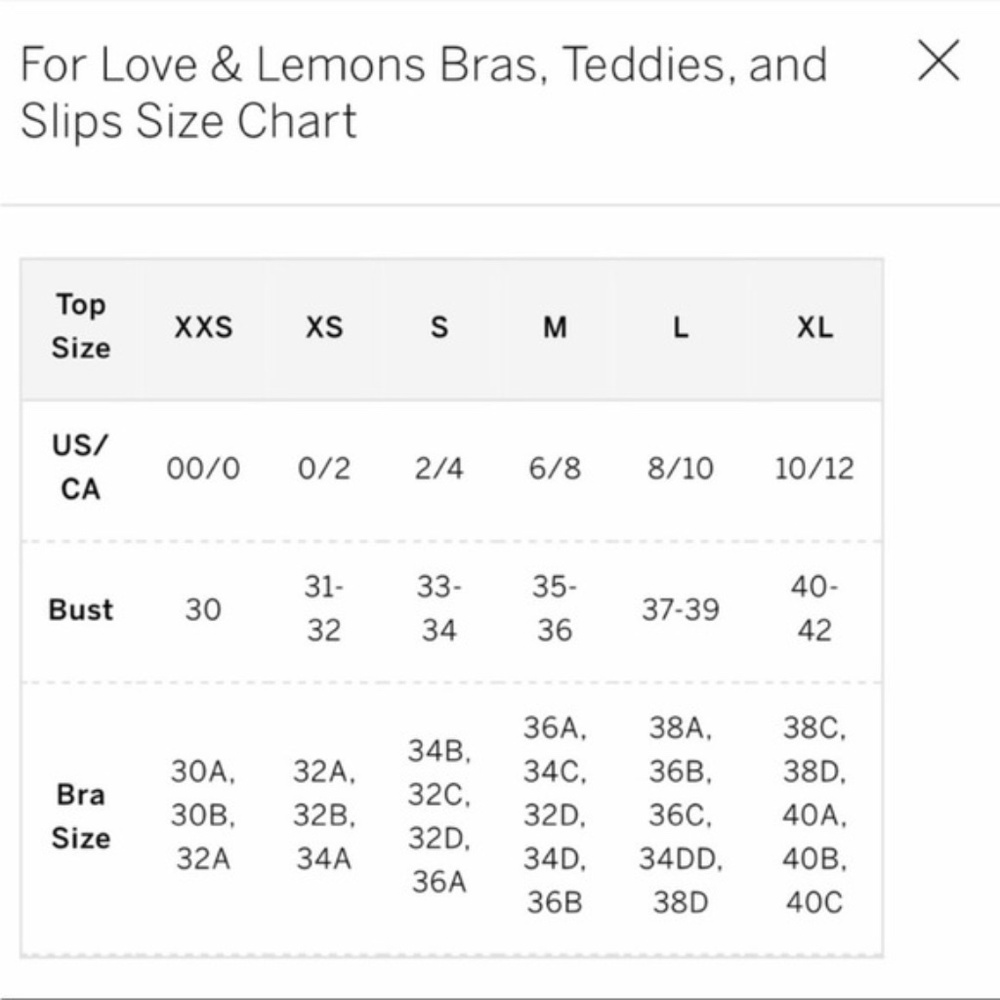 For Love And Lemons Plumeria Bouquet Bra Medium NEW - Picture 6 of 7